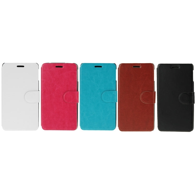 Crazy Horse Texture Horizontal Flip Leather Case with Holder for  Lenovo S898T /  S898T+