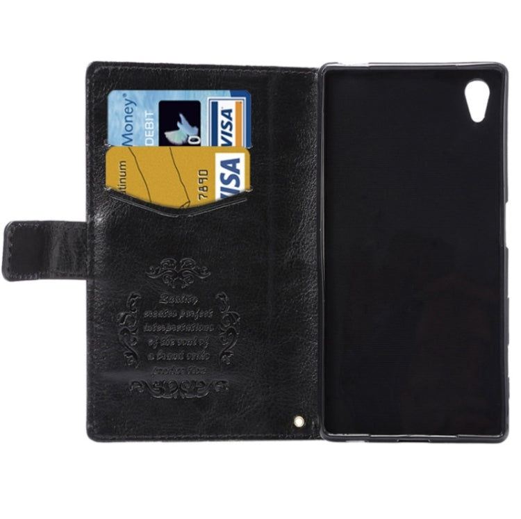 Fine Sheepskin Texture Horizontal Flip Leather Case with Card Slots & Holder & Lanyard for Sony Xperia Z5