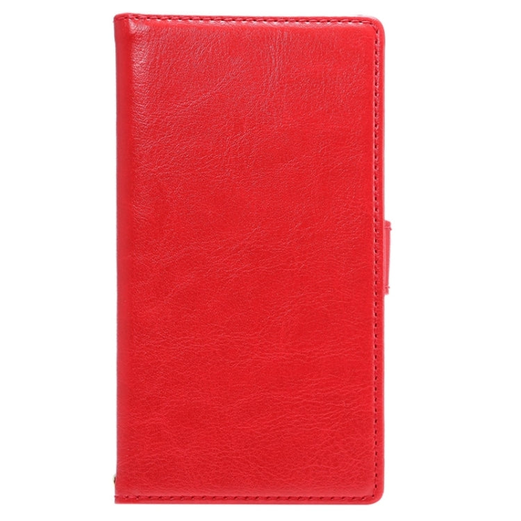 Fine Sheepskin Texture Horizontal Flip Leather Case with Card Slots & Holder & Lanyard for Sony Xperia Z5
