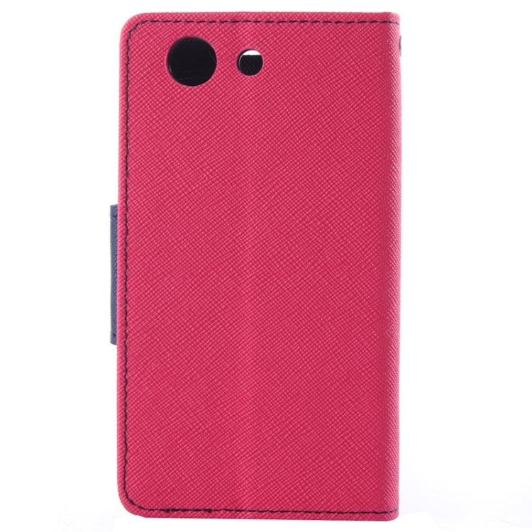 Cross Texture Leather Case with Holder & Card Slots & Wallet for Sony Xperia Z4 Compact
