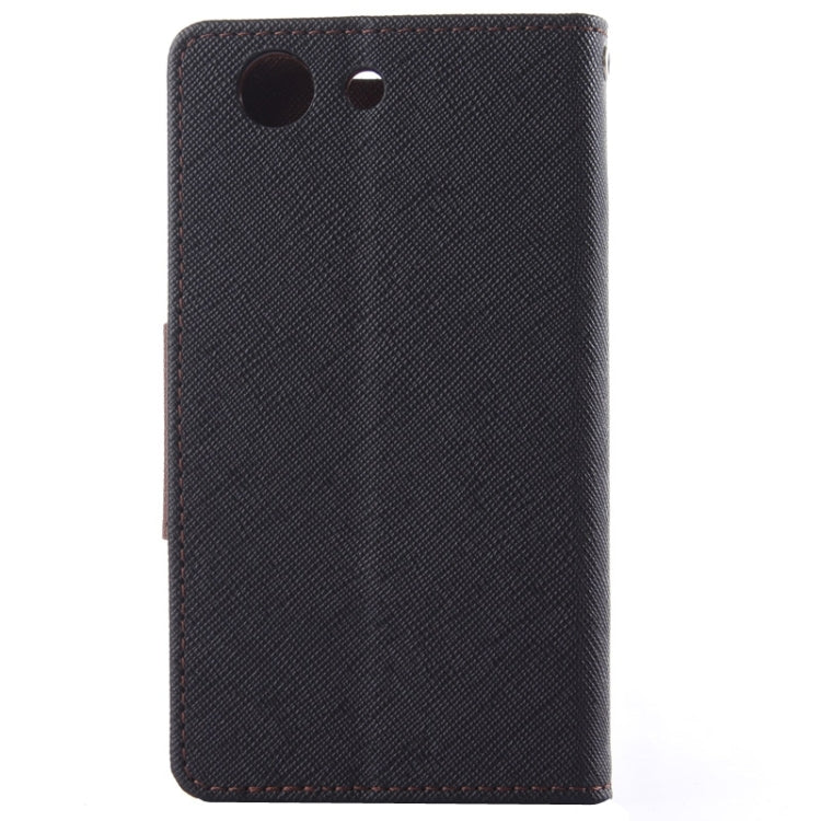 Cross Texture Leather Case with Holder & Card Slots & Wallet for Sony Xperia Z4 Compact