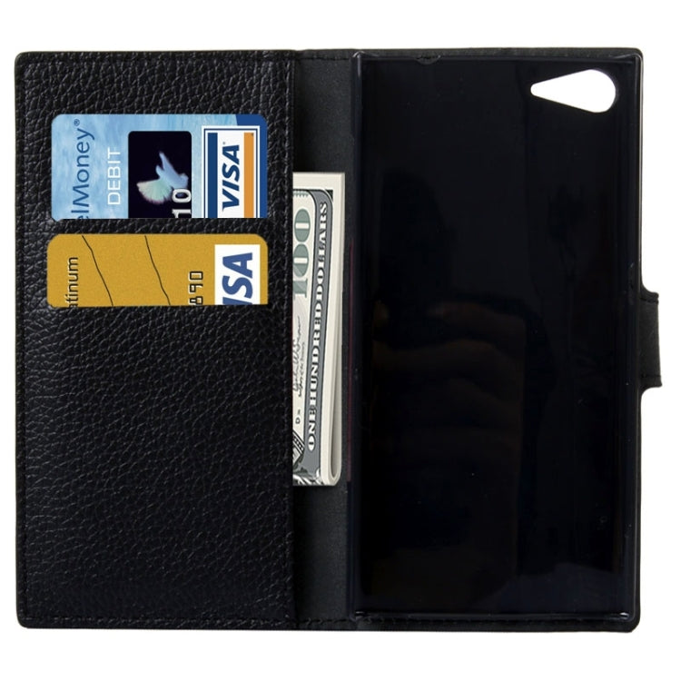 Litchi Texture Horizontal Flip PC + PU Leather Case with Holder & Card Slots & Wallet for Wiko Highway Star