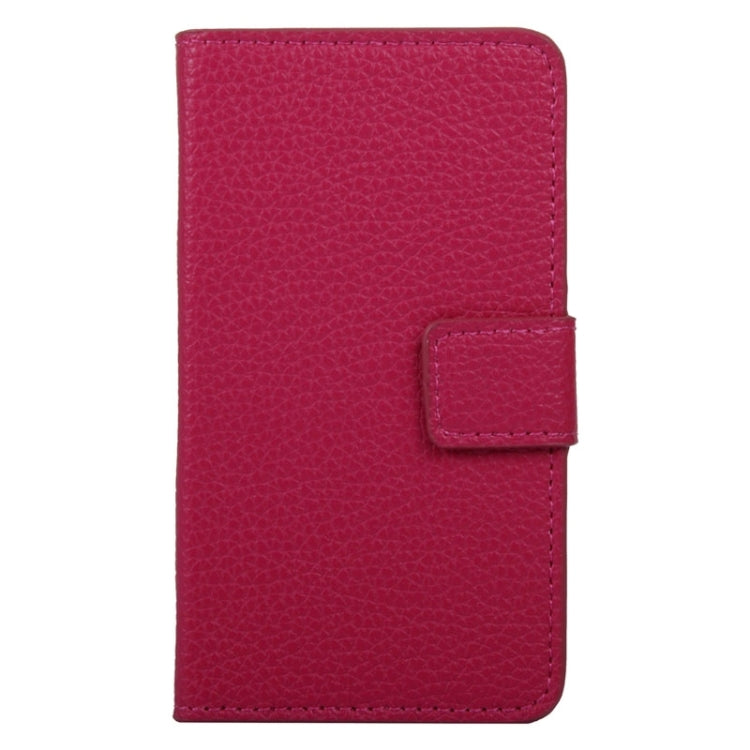 Litchi Texture Horizontal Flip PC + PU Leather Case with Holder & Card Slots & Wallet for Wiko Highway Star