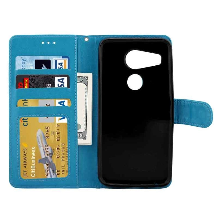 Crazy Horse Texture Horizontal Flip Leather Case with Holder & Card Slots & Wallet & Photo Frame for Google Nexus 5X