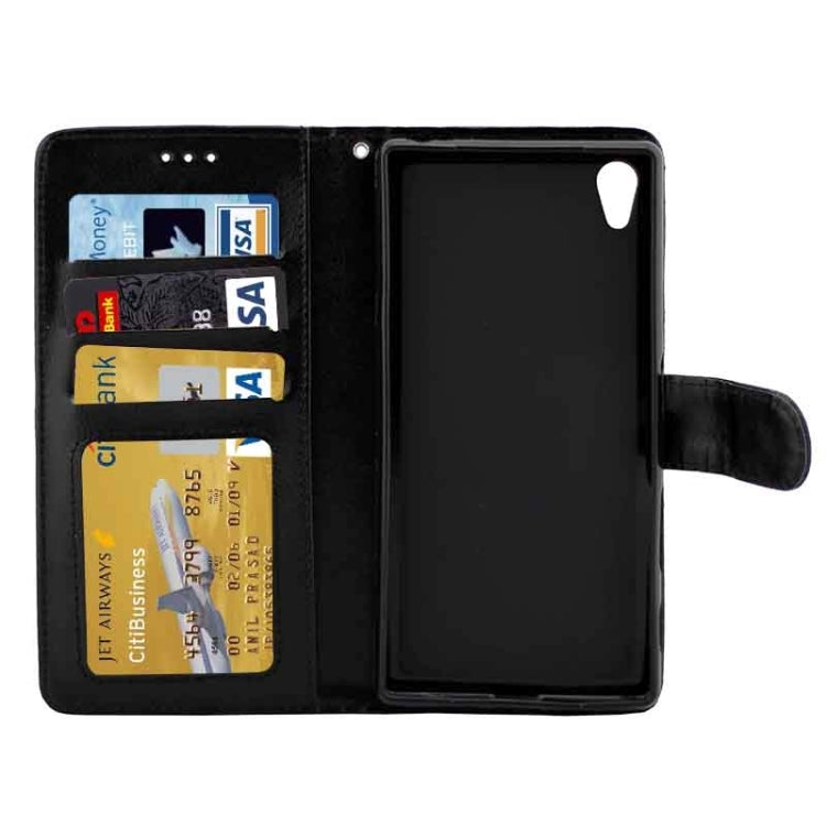 Crazy Horse Texture Horizontal Flip Leather Case with Holder & Card Slots & Wallet & Photo Frame for Sony Xperia Z5 / E6603 / E6653 / E6633 / E6683