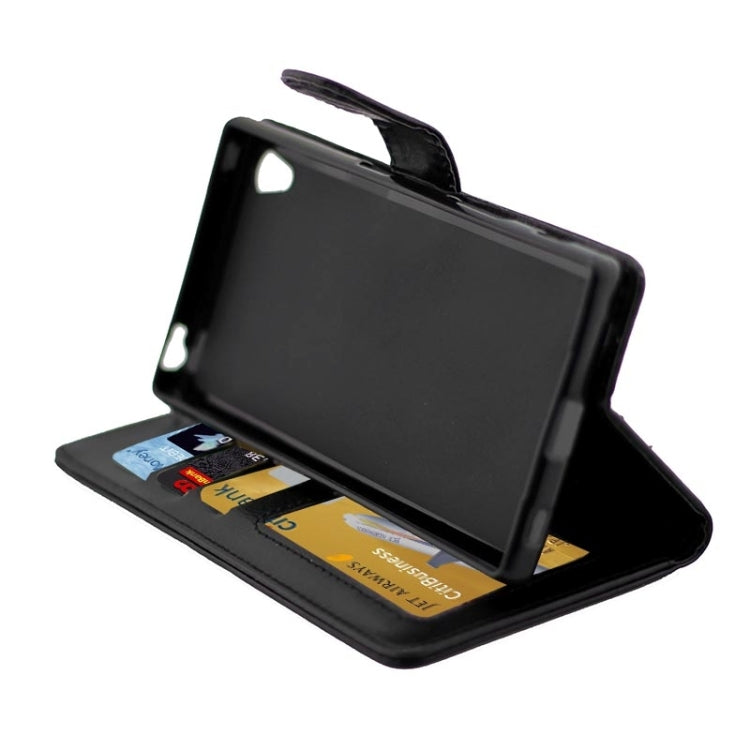 Crazy Horse Texture Horizontal Flip Leather Case with Holder & Card Slots & Wallet & Photo Frame for Sony Xperia Z5 / E6603 / E6653 / E6633 / E6683