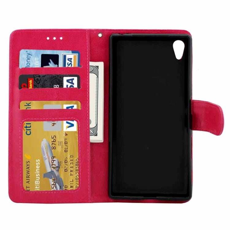 Crazy Horse Texture Horizontal Flip Leather Case with Holder & Card Slots & Wallet & Photo Frame for Sony Xperia Z5 / E6603 / E6653 / E6633 / E6683