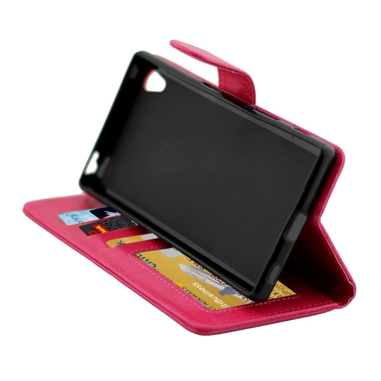 Crazy Horse Texture Horizontal Flip Leather Case with Holder & Card Slots & Wallet & Photo Frame for Sony Xperia Z5 / E6603 / E6653 / E6633 / E6683