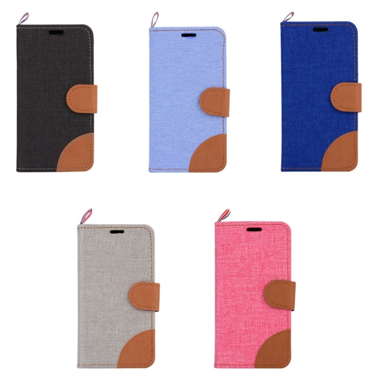 Denim Texture Horizontal Flip Leather Case with Holder & Card Slots for Sony Xperia Z5 Compact / Z5 mini / E5803 / E5823