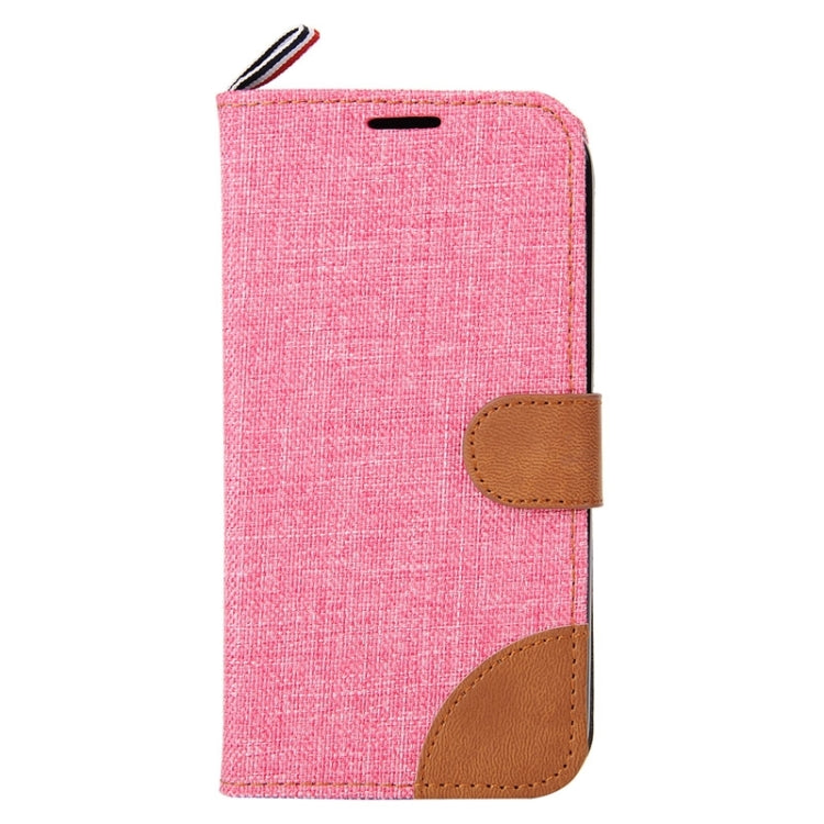 Denim Texture Leather Case with Card Slots & Holder & Lanyard for Alcatel One Touch Pop C7