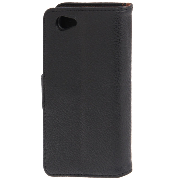 Litchi Texture Leather Case with Credit Card Slots & Holder for Sony Xperia Z1 mini