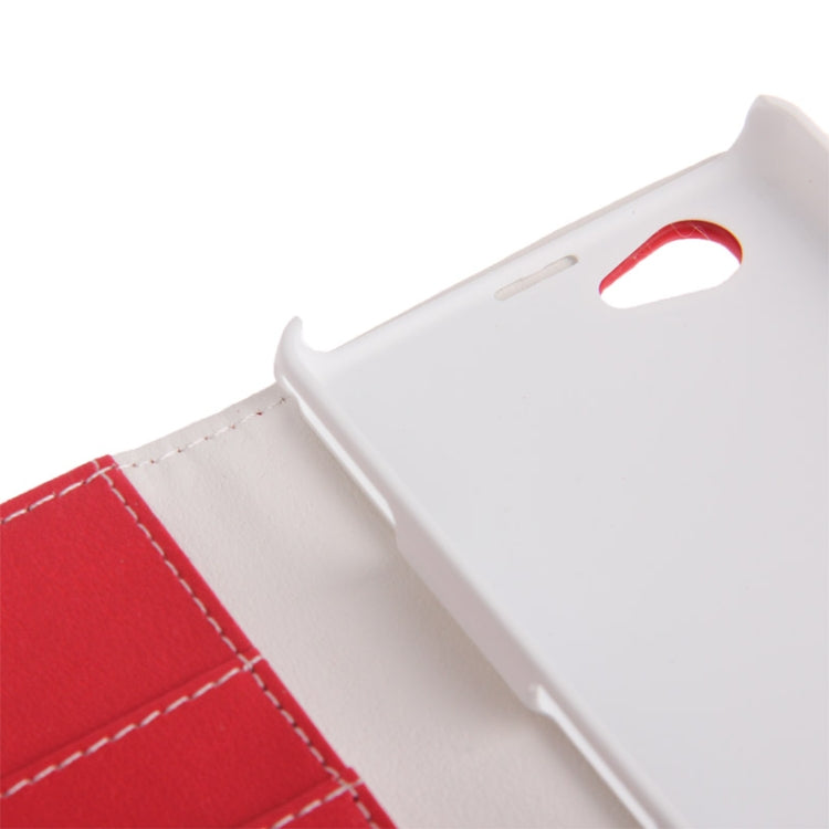 Litchi Texture Leather Case with Credit Card Slots & Holder for Sony Xperia Z1 mini