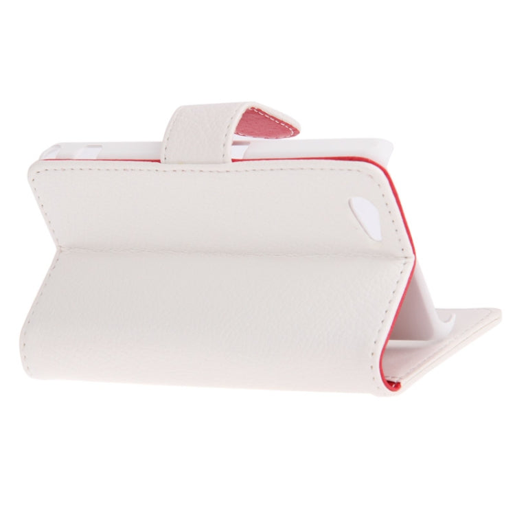 Litchi Texture Leather Case with Credit Card Slots & Holder for Sony Xperia Z1 mini