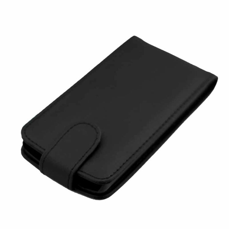 Vertical Flip Magnetic Button Leather Case for LG Leon / H340