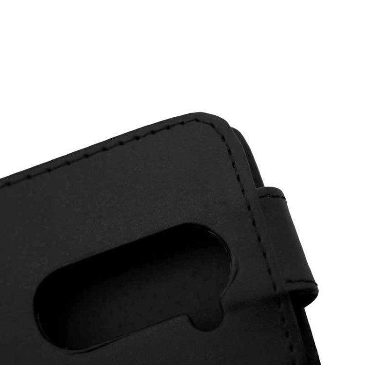 Vertical Flip Magnetic Button Leather Case for LG Leon / H340