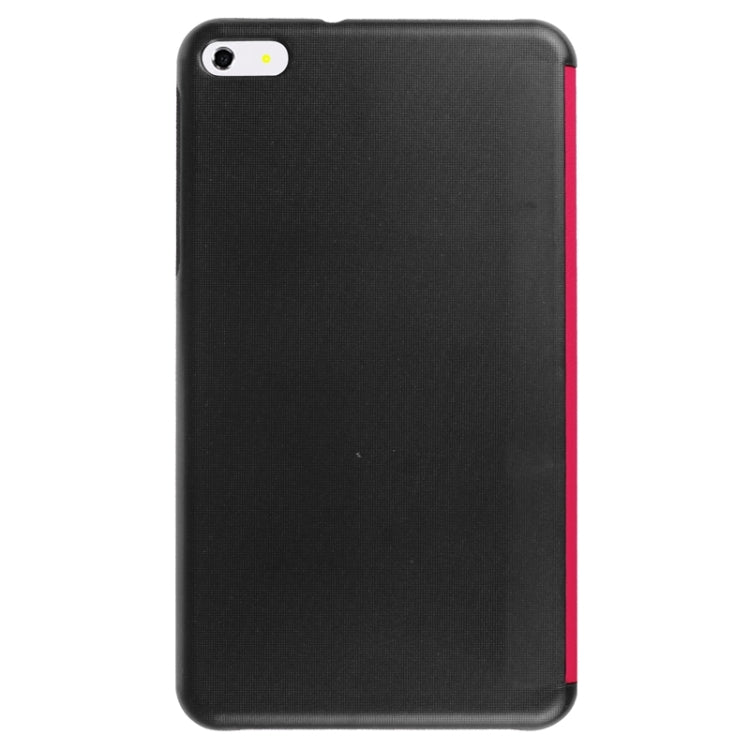 7.0 Inch Karst Texture Horizontal Flip Solid Color Leather Case with Three-Folding Holder for Huawei Honor Play T1 / T1-701u