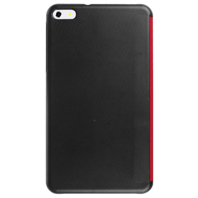 7.0 Inch Karst Texture Horizontal Flip Solid Color Leather Case with Three-Folding Holder for Huawei Honor Play T1 / T1-701u