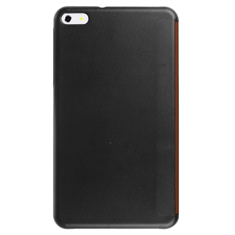 7.0 Inch Karst Texture Horizontal Flip Solid Color Leather Case with Three-Folding Holder for Huawei Honor Play T1 / T1-701u