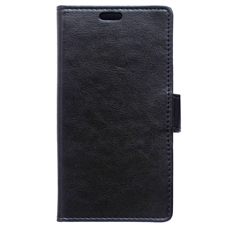 For HTC Desire 320 Crazy Horse Texture Horizontal Flip Solid Color Magnetic Buckle Leather Case with Holder & Card Slots & Wallet