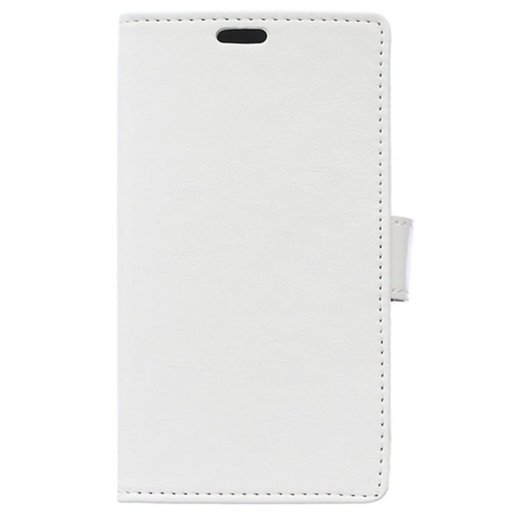 For HTC Desire 320 Crazy Horse Texture Horizontal Flip Solid Color Magnetic Buckle Leather Case with Holder & Card Slots & Wallet