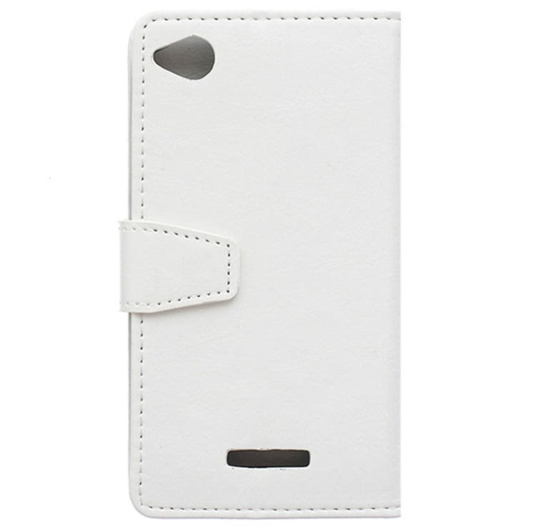 For HTC Desire 320 Crazy Horse Texture Horizontal Flip Solid Color Magnetic Buckle Leather Case with Holder & Card Slots & Wallet