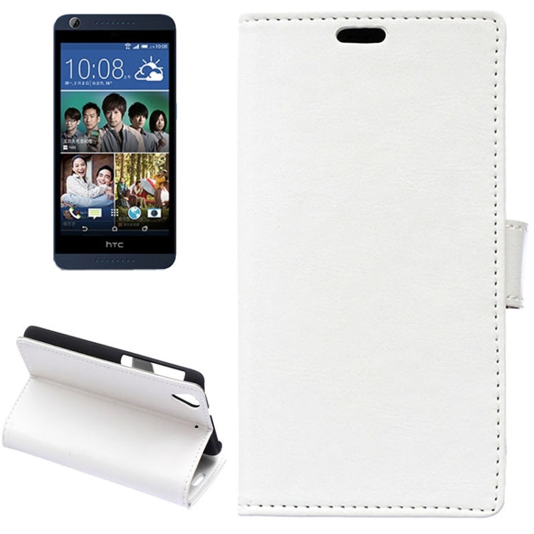 For HTC Desire 626 Crazy Horse Texture Horizontal Flip Magnetic Buckle Leather Case with Holder & Card Slots & Wallet