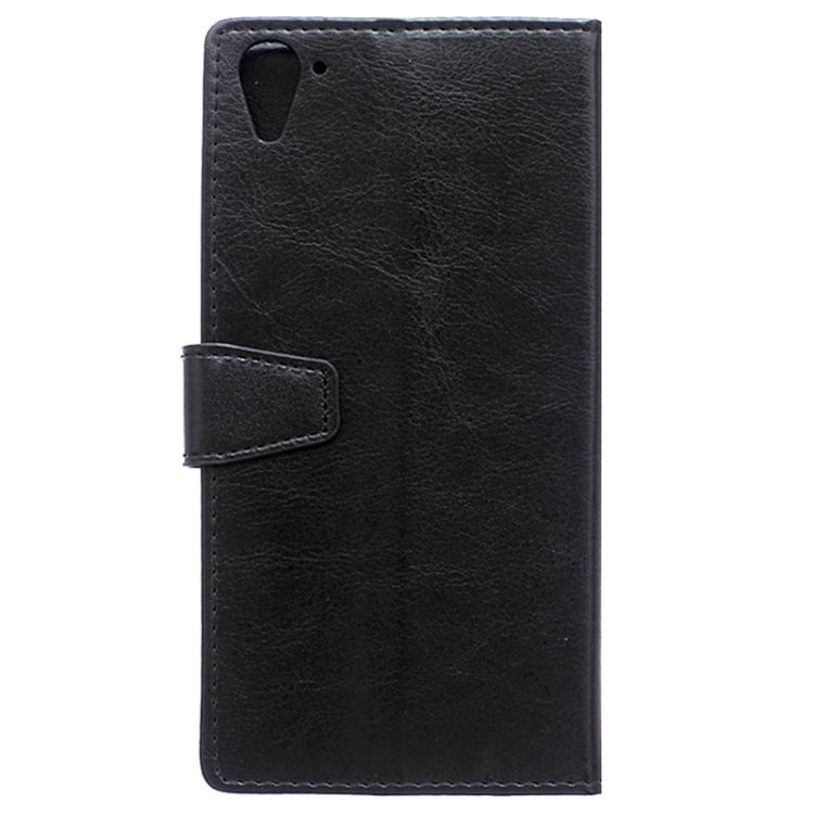 For HTC Desire 826 Crazy Horse Texture Horizontal Flip Magnetic Buckle Leather Case with Holder & Card Slots & Wallet