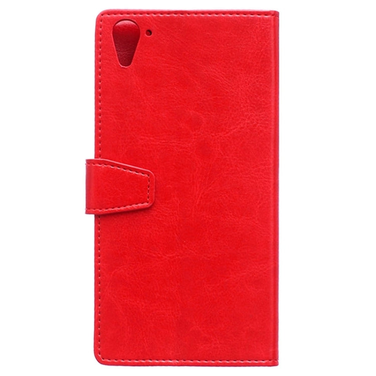 For HTC Desire 826 Crazy Horse Texture Horizontal Flip Magnetic Buckle Leather Case with Holder & Card Slots & Wallet