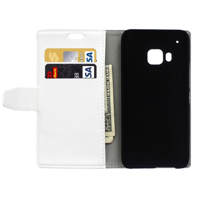 For HTC One M9 Crazy Horse Texture Horizontal Flip Magnetic Buckle Leather Case with Holder & Card Slots & Wallet