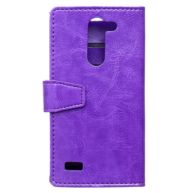 Crazy Horse Texture Horizontal Flip Solid Color Magnetic Buckle Leather Case with Holder & Card Slots & Wallet for LG L Bello / D331