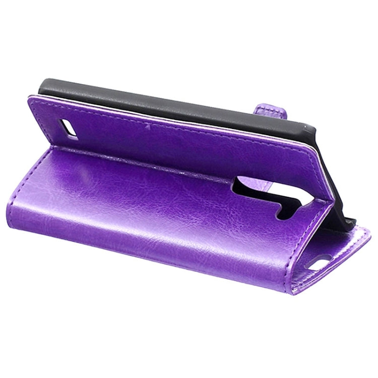 Crazy Horse Texture Horizontal Flip Solid Color Magnetic Buckle Leather Case with Holder & Card Slots & Wallet for LG L Bello / D331