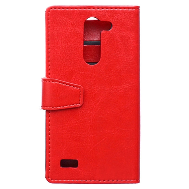 Crazy Horse Texture Horizontal Flip Solid Color Magnetic Buckle Leather Case with Holder & Card Slots & Wallet for LG L Bello / D331