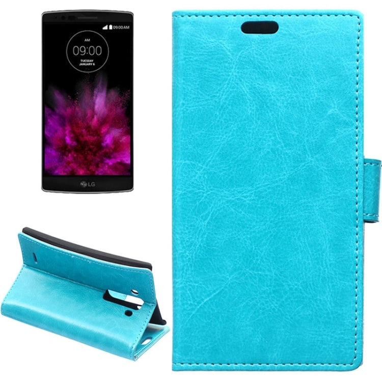 Crazy Horse Texture Horizontal Flip Solid Color Magnetic Buckle Leather Case with Holder & Card Slots & Wallet for LG G Flex2 / F510L