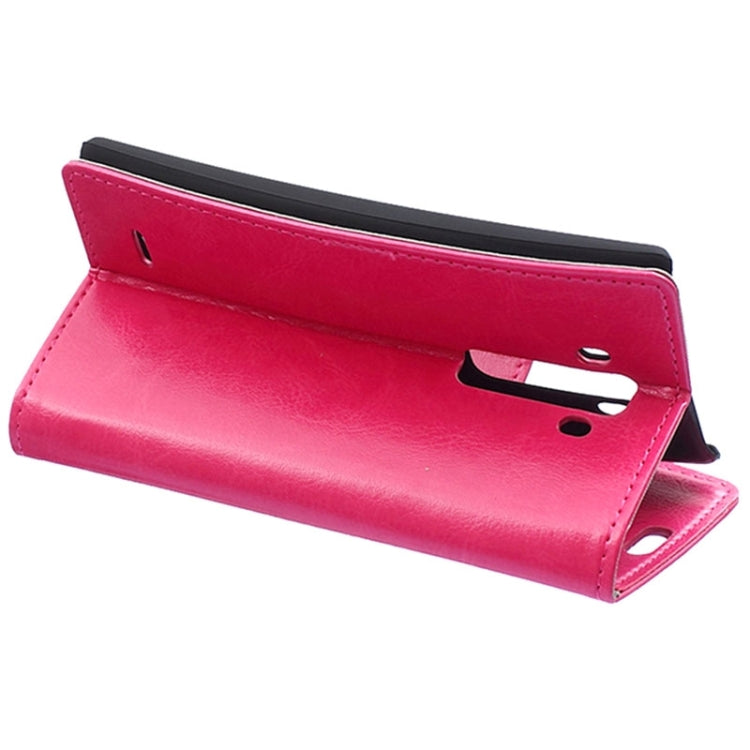 Crazy Horse Texture Horizontal Flip Solid Color Magnetic Buckle Leather Case with Holder & Card Slots & Wallet for LG G Flex2 / F510L