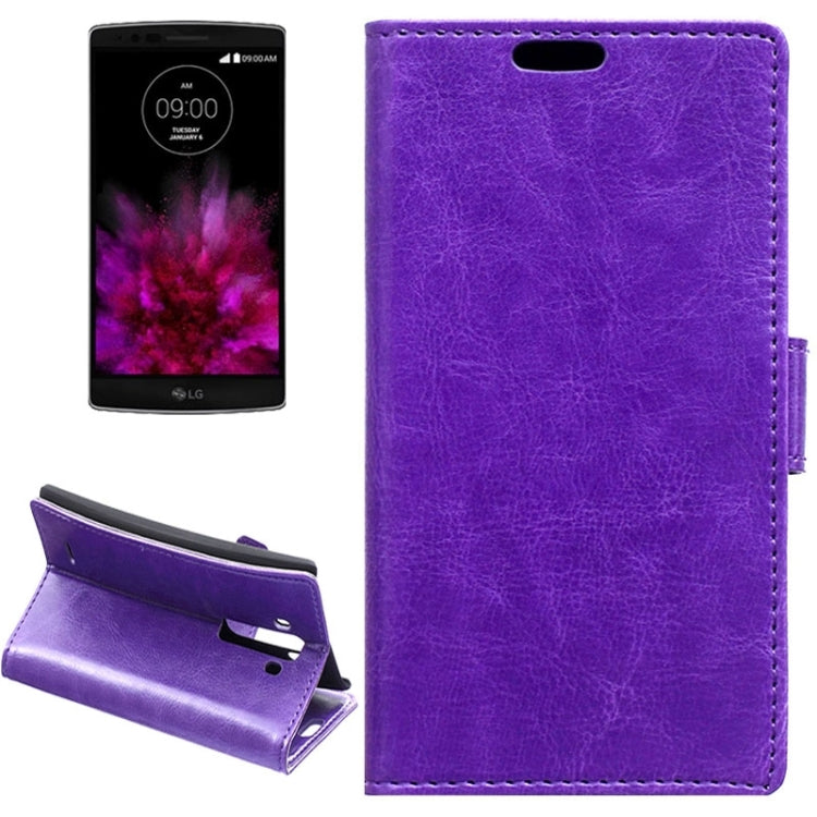Crazy Horse Texture Horizontal Flip Solid Color Magnetic Buckle Leather Case with Holder & Card Slots & Wallet for LG G Flex2 / F510L