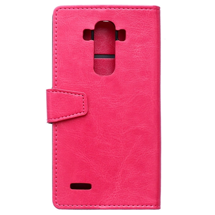 Crazy Horse Texture Horizontal Flip Solid Color Magnetic Buckle Leather Case with Holder & Card Slots & Wallet for LG G4 / H815