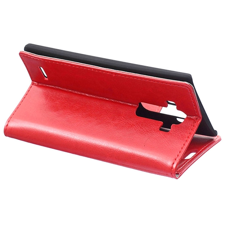 Crazy Horse Texture Horizontal Flip Solid Color Magnetic Buckle Leather Case with Holder & Card Slots & Wallet for LG G4 / H815