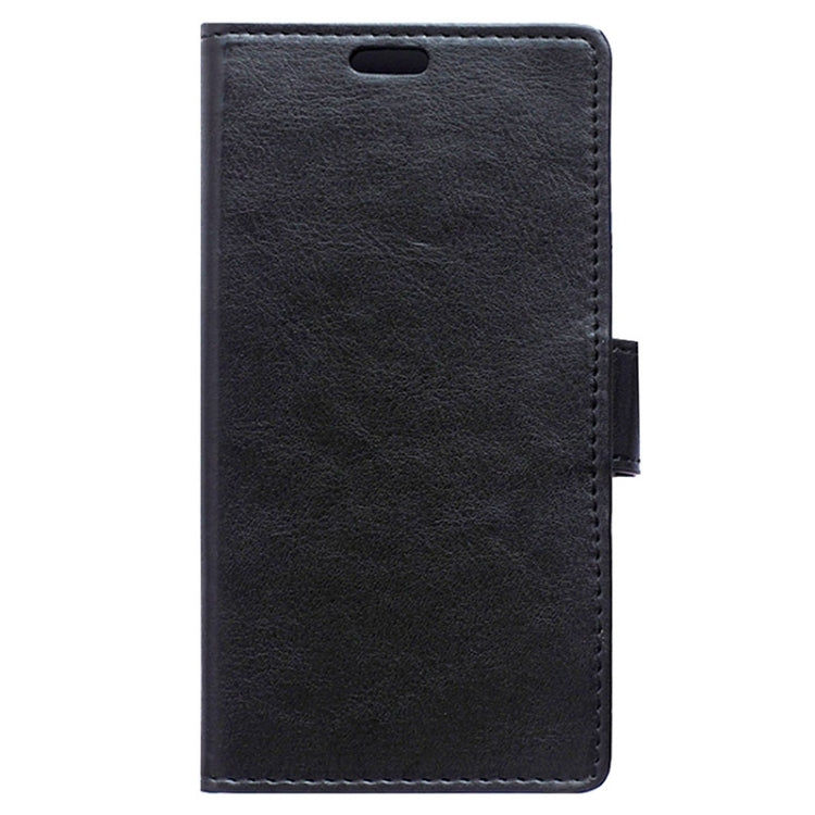 Crazy Horse Texture Horizontal Flip Solid Color Magnetic Buckle Leather Case with Holder & Card Slots & Wallet for Sony Xperia E4
