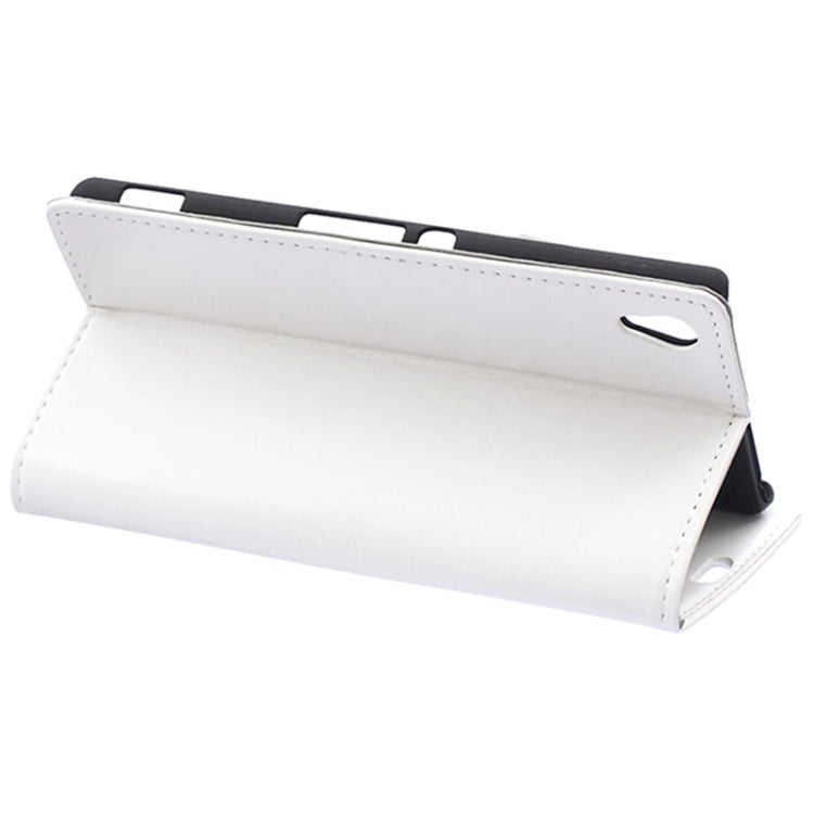 Crazy Horse Texture Horizontal Flip Solid Color Magnetic Buckle Leather Case with Holder & Card Slots & Wallet for Sony Xperia Z4