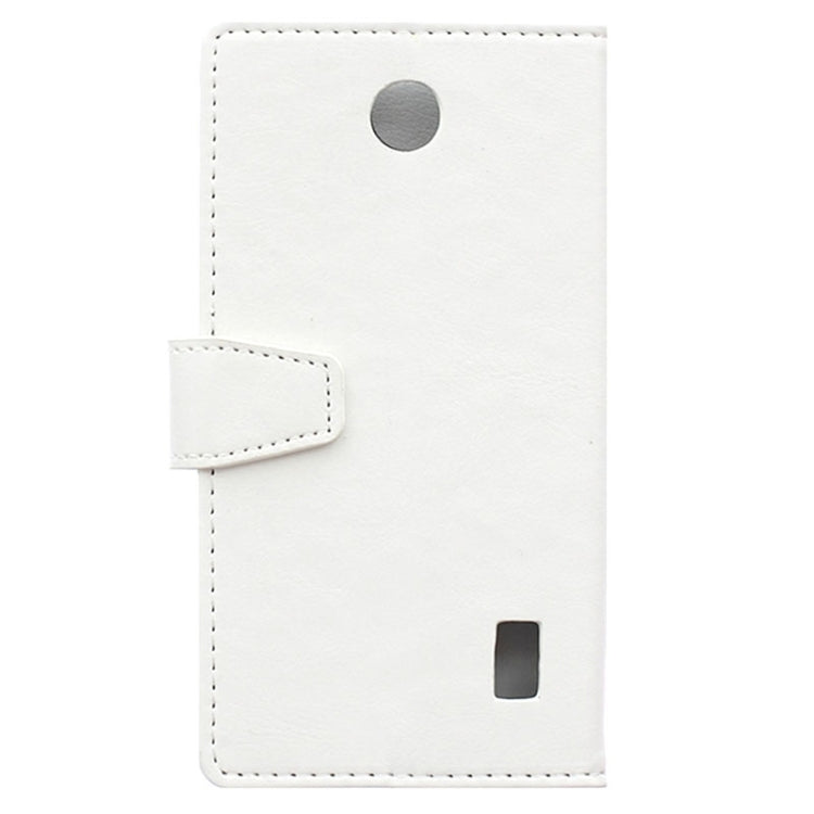 Crazy Horse Texture Horizontal Flip Solid Color Magnetic Buckle Leather Case with Holder & Card Slots & Wallet for Huawei Ascend Y635