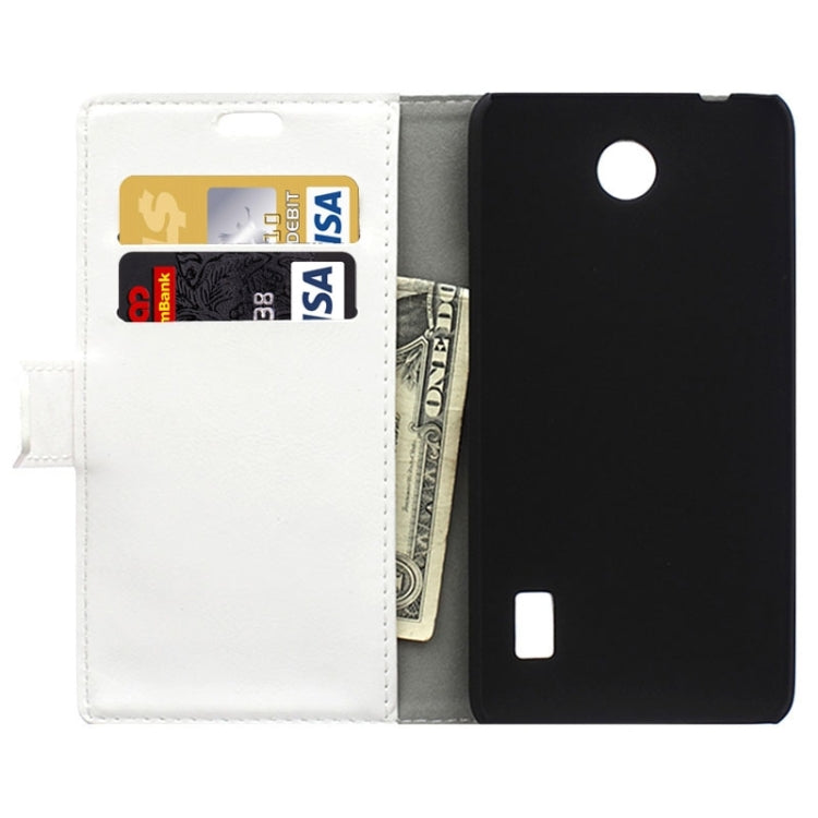 Crazy Horse Texture Horizontal Flip Solid Color Magnetic Buckle Leather Case with Holder & Card Slots & Wallet for Huawei Ascend Y635