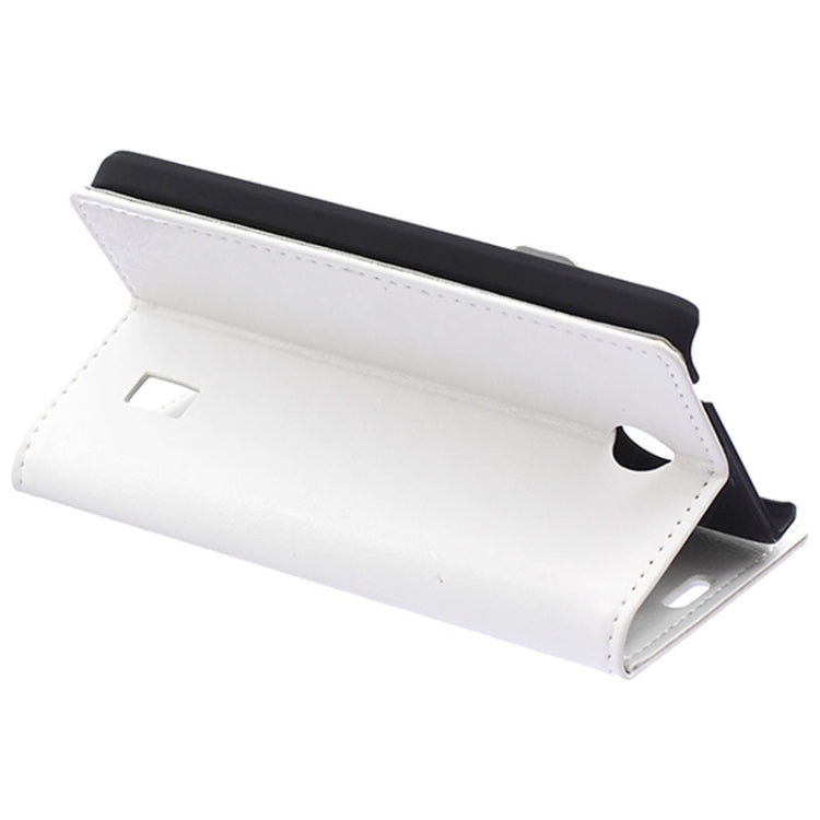 Crazy Horse Texture Horizontal Flip Solid Color Magnetic Buckle Leather Case with Holder & Card Slots & Wallet for Huawei Ascend Y635