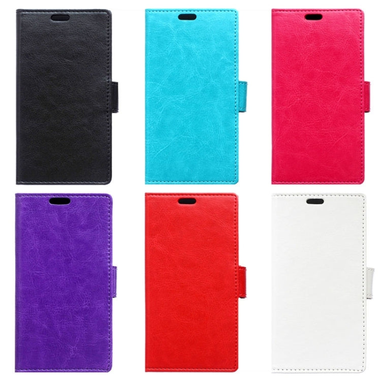 Crazy Horse Texture Horizontal Flip Solid Color Magnetic Buckle Leather Case with Holder & Card Slots & Wallet for Huawei Ascend Y635