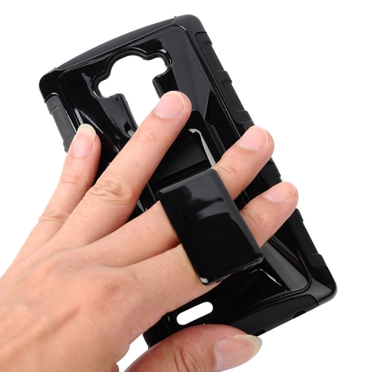 Fashionable Cool and Detachable Racing Car Form Combination Case with Holder and Hand Strap for LG G4 / H815