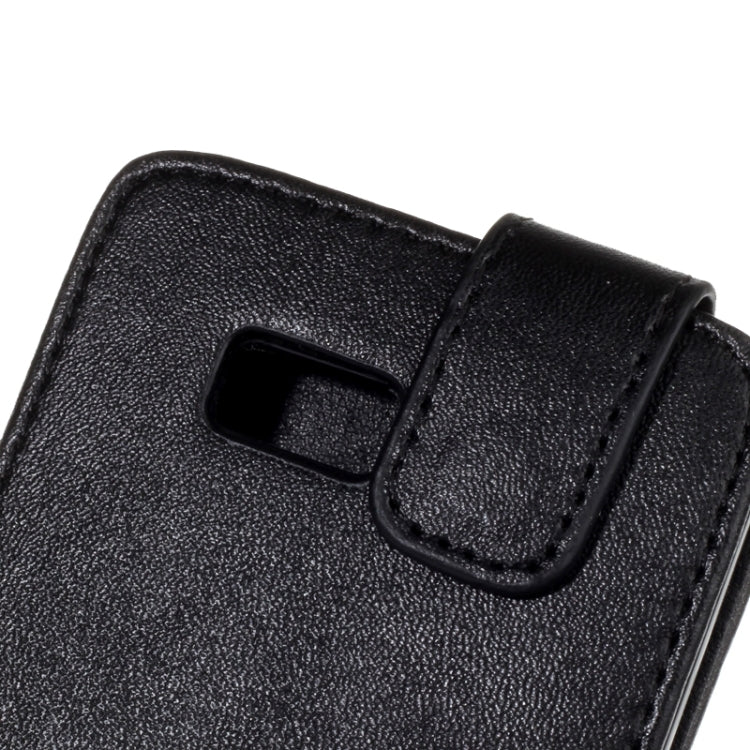 For HTC Desire 606W Vertical Flip Magnetic Snap Leather Case(Black)