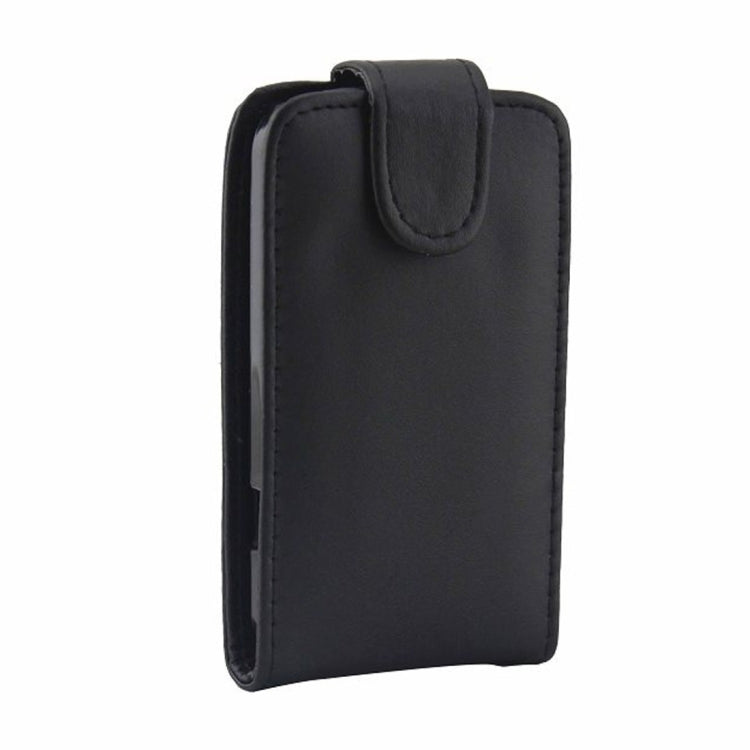 For HTC Desire 200 Vertical Flip Magnetic Snap Leather Case(Black)