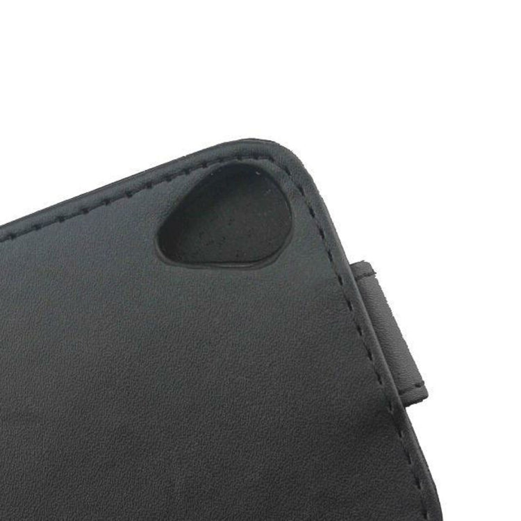 For HTC Desire 820 Vertical Flip Magnetic Snap Leather Case(Black)