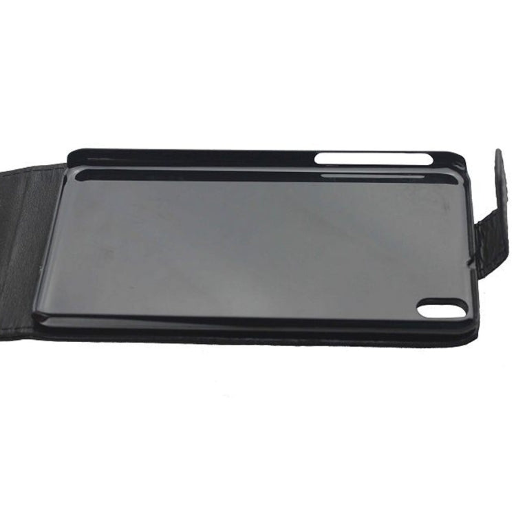 For HTC Desire 816 Vertical Flip Magnetic Snap Leather Case(Black)