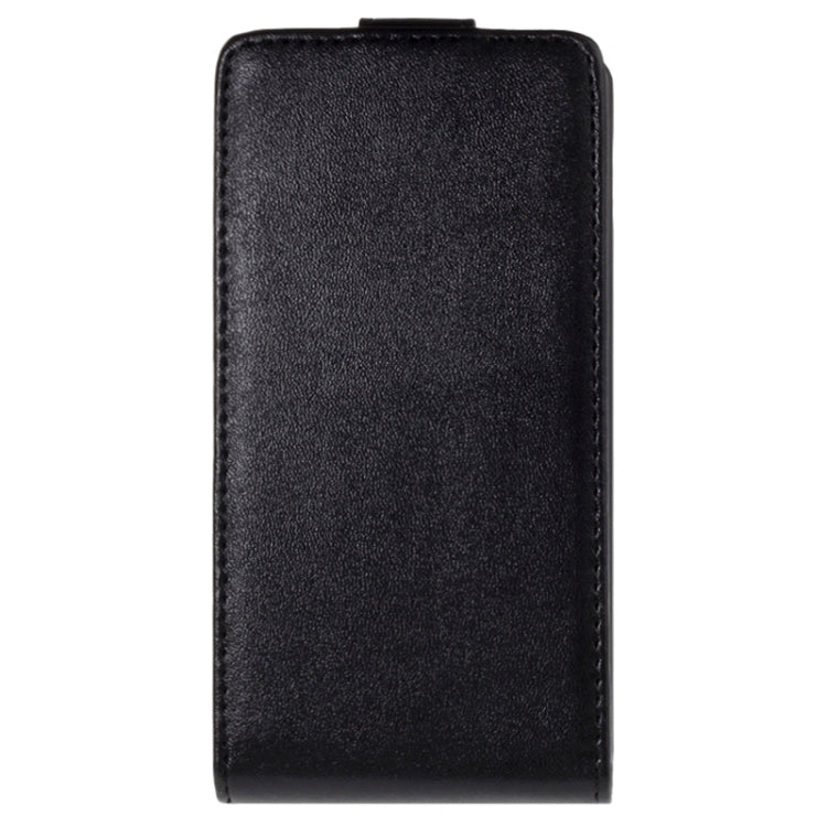 For LG Optimus G / E973 Vertical Flip Magnetic Snap Leather Case(Black)