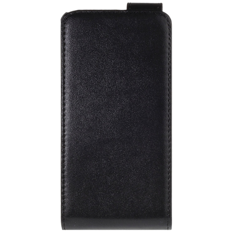 Vertical Flip Magnetic Snap Leather Case for LG Optimus F5 / P875(Black)